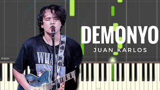 Demonyo  Juan Karlos  Piano Tutorial [upl. by Miguel722]