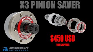 CAN AM X3 PINION SAVER  MAKE YOUR CAN AM X3 DIFF 600 STRONGER [upl. by Ailedo]