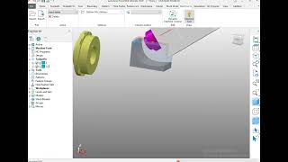 การใช้งาน Powermill 4 axis to Swing Head กัดงานแบบหัวแกน C หมุน [upl. by Gibbeon]