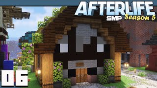 Moo Moo Munchies Cow Drop Shop  Minecraft AfterLife SMP S5 06  Minecraft 120 SMP [upl. by Rosenberg]