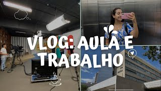 VLOG  Aula na UFG  dia de gravação na TV UFG [upl. by Lucienne]