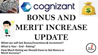 Cognizant Merit Increase amp Bonus Details Cognizant Revised IncrementHike Cycle YearEndRatings [upl. by Corell]