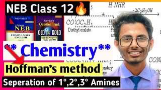 🔥seperation of types of amines by Hoffmans method 🥳 [upl. by Queena]