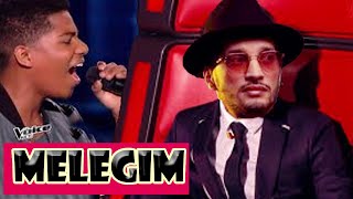 the voice  soolking Ft dadju  melegim فتى يبهر حكام ذافويس بأغية سولكيغ الجديدة [upl. by Pironi]