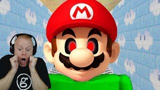 ITS A ME ITS A BALDI  BALDIS BASICS SUPER MARIO 64 MOD  ESCAPE SUCCESSFUL [upl. by Elok]