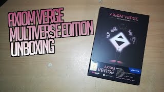 Unboxing Axiom Verge Multiverse Edition 「PS Vita」 [upl. by Orips]