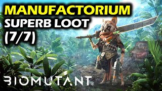 Manufactorium Superb Loot Locations  Area Objectives  Biomutant Collectibles Guide amp Walkthrough [upl. by Ailahk79]