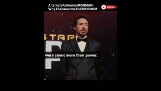 Alternate Universe IRONMAN Why I Became the Evil DR DOOM marvel mcu shortclip [upl. by Sanferd]