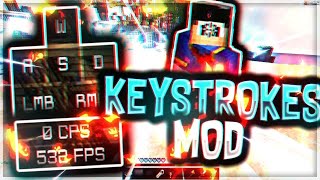 COMO DESCARGAR  INSTALAR Y CONFIGURAR KEYSTROKES  TECLAS PERSONALIZADAS  MINECRAFT 189 [upl. by Darcy]