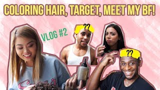 Meet My Boyfriend amp Getting the Perfect Ash Brown Hair ft Izzy Blue Shaun  VLOG 2 [upl. by Salema]