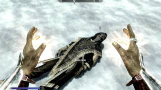 Skyrim  Savos Aren Glitch [upl. by Nogas]