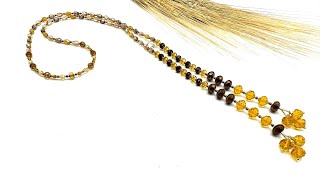 Elegant Fall Lariat Necklace [upl. by Meri]