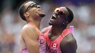 Justin Trudeau claps back at US sprinter after Canada scores gold in Olympics 4x100metre relay [upl. by Valenba]