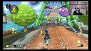 Lets Play Mario Kart 8 Deluxe Part 1 Light Blue Yoshi [upl. by Ecart]