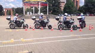 Polizia Locale Paderno Dugnano corso per la patente di servizio con nuove moto [upl. by Boatwright]