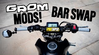 2022 Grom Mods Part 1  Strip Down  Protaper Bars [upl. by Lorusso]