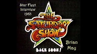 Brian May Queen Star Fleet Interview The Saturday Show 1983 HD [upl. by Aciram]