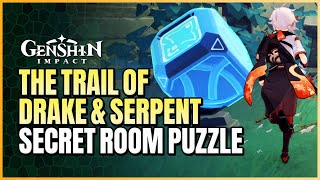 The Trail Of Drake And Serpent Secret Room Puzzle Guide  Part 13 Three Fragments Quest Enkanomiya [upl. by Belter]