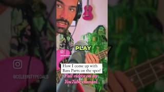 Improvising Bass Lines Here’s how I do it bass basspractice bassguitar basstutorial learnbass [upl. by Linnie]