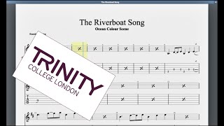 The Riverboat Song Trinity Grade 5 Guitar [upl. by Xonel]