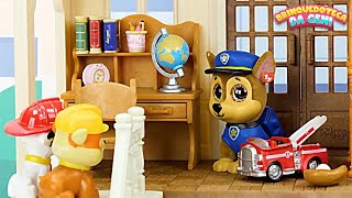 🔴Patrulha Canina🔴 Ganha Uma Nova Casa De Brinquedo Vídeo Educativo Para Crianças [upl. by Marley]