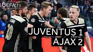 JUVENTUS 12 AJAX UCL HIGHLIGHTS [upl. by Palladin]