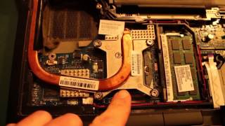 HP Elitebook 8440p Fan amp Heat Sink Cleaning [upl. by Arrek887]