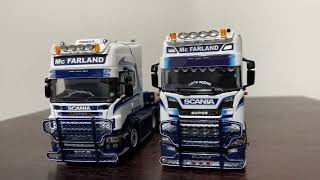 WSI McFarland Scania S Highline amp R5 Topline from Anglo Dutch Model Trucks [upl. by Ralyks]