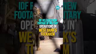 IDF Releases New Footage Of Military Operations In West Banks Tulkarem [upl. by Anaeda313]