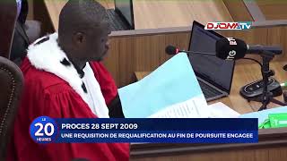 🔴Procès du 28 septembre 2009 une réquisition de déqualification des fins de poursuite engagée [upl. by Gerrald]