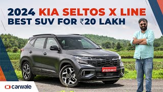 2024 Kia Seltos X Line Review  We Reveal 5 Positives amp 2 Negatives  Matte Black Color [upl. by Arramas]