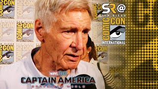 Harrison Ford Talks Captain America Brave New World About SDCC 2024 [upl. by Nosnah]