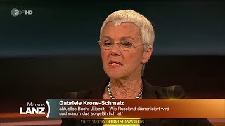 Gabriele KroneSchmalz Wer profitiert von der Aufregung Markus Lanz 13032018  Bananenrepublik [upl. by Cuttler]