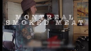 Montreal Smoked Meat  Food truck  Winter VanLife [upl. by Bryn]