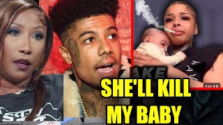 Blueface file for sole custody of his son with Chrisean Rock after pictures of her smoking with baby [upl. by Yerfdog]