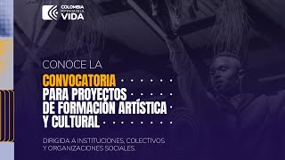 Convocatoria para Proyectos de Formación Artística y Cultural 🎨 [upl. by Ateiram274]