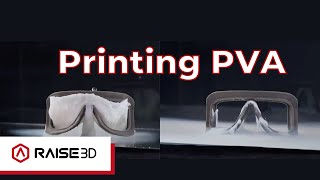 Using PVA filament for your 3D printer  Raise Academy [upl. by Neyr562]