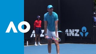 Ivo Karlovic v Hubert Hurkacz match highlights 1R  Australian Open 2019 [upl. by Niarb]