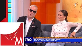 Milica Pavlovic amp Sasa Matic  Jutro Oktobar Tv Prva [upl. by Naimerej]