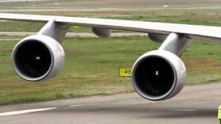 Pullmantur Air B747400 ECKQC PampW Engine Startup and Taxiing [upl. by Beera]