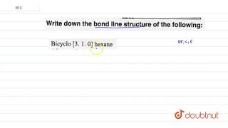 Bicyclo310hexane [upl. by Yanrahs921]