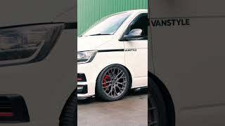 VW Transporter T6 Slammed On Velare Wheels [upl. by Aisiat561]