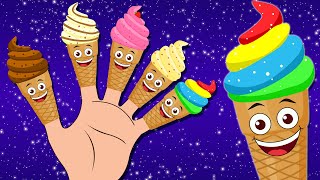 Finger Family Song  Ice Cream Finger Family  KidsCamp Nursery Rhymes on HooplaKidz [upl. by Brozak548]