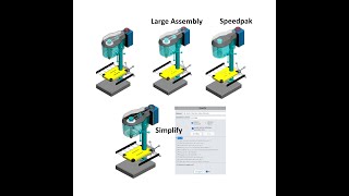 Improving Assembly Performance in SolidWorks Speedpak Simplify Large Assembly Performance Eval [upl. by Norrie7]