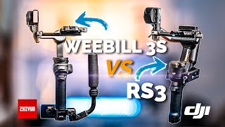 DJI RS3 vs ZHIYUN WEEBILL 3S  Which GIMBAL Should YOU GET [upl. by Benjie970]