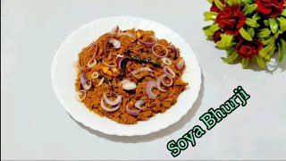 Soya Bhurji The Perfect High Protein Recipe [upl. by Isnan]