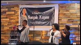 Luyanda Ramatswi Paying tribute to Nompilo Kunene The wife to gospel singer Sechaba Pali Jhb [upl. by Enitsenrae]