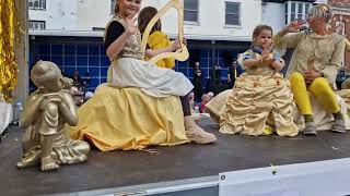 Ledbury Carnival 2024 Procession from High Street Official [upl. by Mloc264]