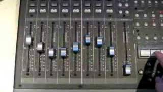 Mackie Control Universal  Moving Faders [upl. by Lleznod]