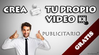 Crear un video publicitario o anuncio publicitario GRATIS Y FACIL  3 mejores Paginas WEB 2021 [upl. by Luapsemaj]